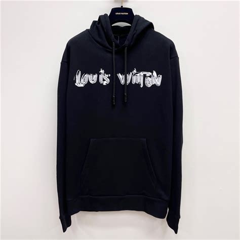 louis vuitton men hoodie|Louis Vuitton graphic hoodie.